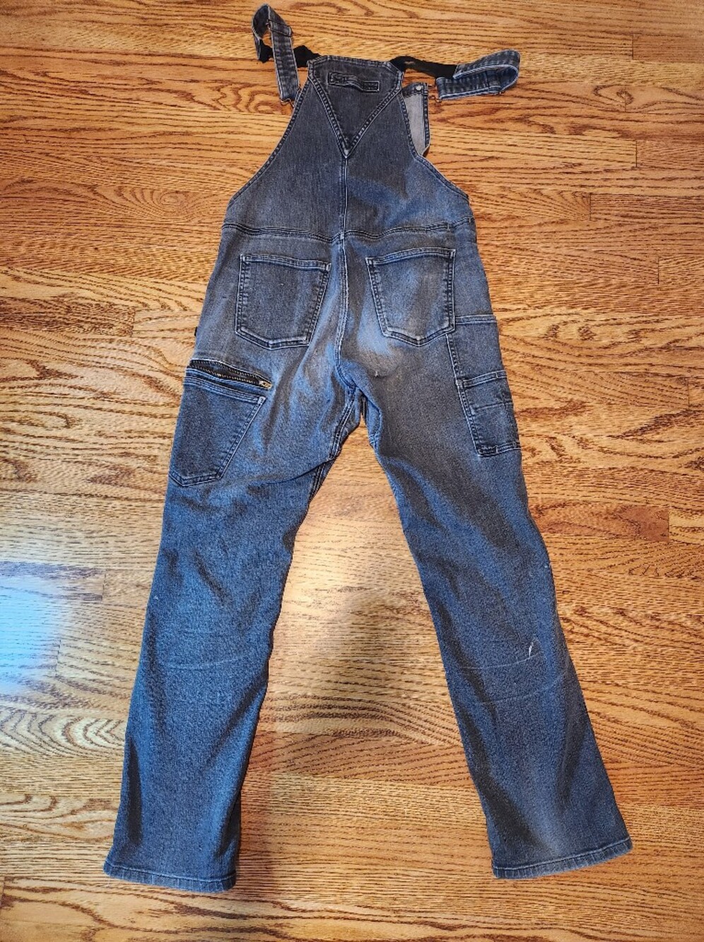 Dovetail Freshley Black Denim Overalls Sz 8 - Picture 7 of 11